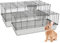PETGARD 2er-Set Kleintier-Käfig Sammy - Kaninchen-Stall - Meerschweinchen-Stall - Heimtier-Käfig - Hasen-Käfig 119 x 59 x 46 cm