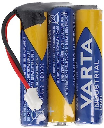 Batteriepack 4,5V F1x3 Micro AAA mit Kabel und Stecker ersetzt Safe-O-Tronic 38400200, Steckertyp PHR-Serie