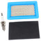 AISEN Filtre à air avec pré-filtre bougie d'allumage pour MTD Smart 395 PO, 395 SPO, 42 PO, 42 SPO, 46 PO, 46 SPO, 46 SPOE, M56 tondeuse à gazon de rechange pour MTD 951-10298, 751-10298