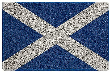 Nicoman Scottish Cross Flag Doormat Door Mat-(60x40cm, Scotland)