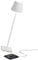 Zafferano, Poldina XXL Lampe, Kabellose, Wiederaufladbare Stehlampe mit Touch Control, Geeignet für Wohnzimmer und Außenbereich, Dimmer, 2700-3000 K, Verstellbare Höhe 69-150 cm, Farbe Weiß