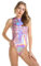 IWEMEK Sexy Damen Body Laser Metallic Ärmellos Lack Leder Bodysuit High Cut Wetlook Catsuit Glänzende Ballettanzug Ballett Tanz Trikot Leotard Top Unterwäsche Clubwear Kostüm Rosa XXL