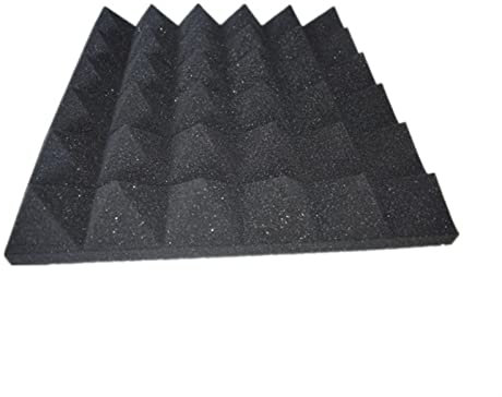 BJTYHT Plaques acoustiques Panneau Isolant de Mur de Coton 12 pcs Isolant sonore Ktv Coton de décoration Absorbant sonore 30 * 30 * 5cm