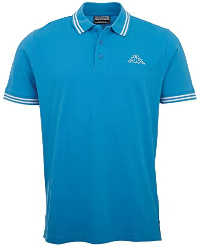 Kappa Herren Kurzarm Poloshirt STYLECODE: 709361 Aleot Men Poloshirt I Malibu Blue I 6XL
