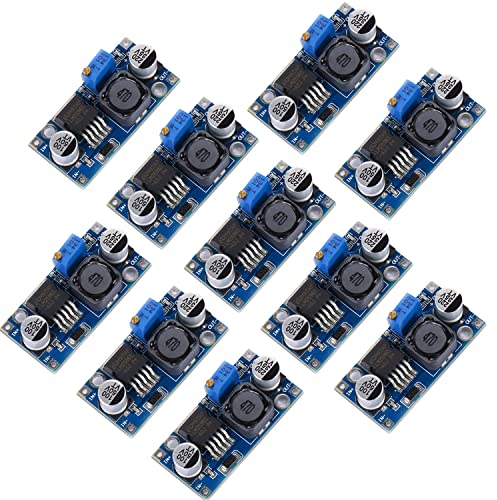 Yizhet 10 Piezas DC-DC Convertidor Regulador de Tensión 3.2-40V a 1.25-35V Ajustable Fuente de Alimentación Step Down Módulo
