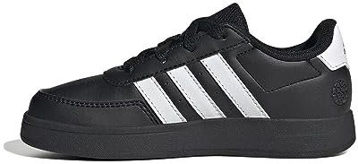adidas Breaknet Lifestyle Court Lace Shoes Tennis, core Black/Cloud White/Cloud White, 3.5 UK