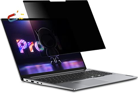ZoRoll Magnetico Privacy Filtro per 15.6 Laptop, Premium Schermo Privacy Filter | Notebook Privacy Pellicola de Protezione | Filtro Privacy Rimovibile per 15.6 Pollice 16:9 (351X204mm