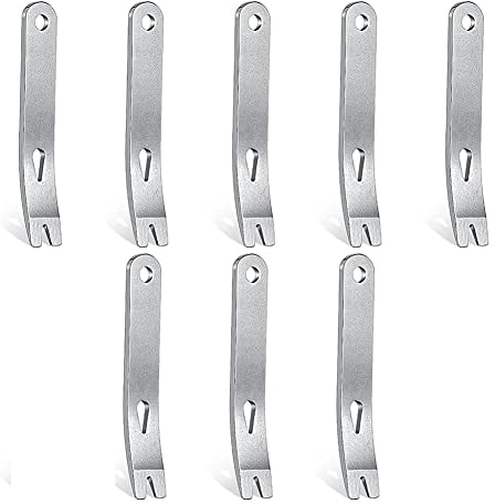 Iegefirm Lot de 8 mini fers à biche en fer plat multifonction multifonction levier de biche mini fer à biche