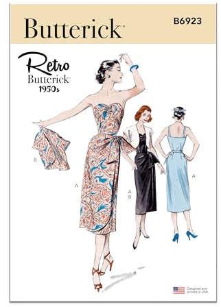 Butterick B6923F5 Misses' Dress and Bolero Jacket F5(16-18-20-22-24)