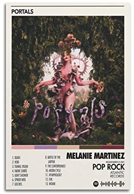 Rudd Melanie Martinez Portals Poster, Wandkunstdruck, Retro, ästhetische Raumdekoration, Malerei, Leinwand, Poster für Zuhause und Büro, 20 x 30 cm, ohne Rahmen