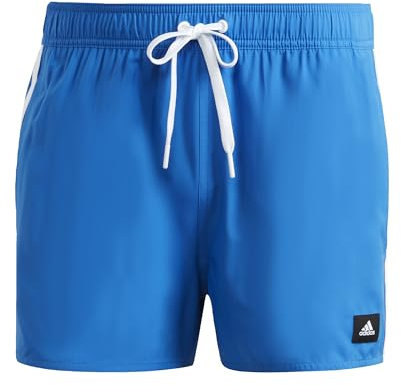 adidas Herren 3-Stripes CLX Very-Short-Length Swim Shorts, Bright Royal/White, S