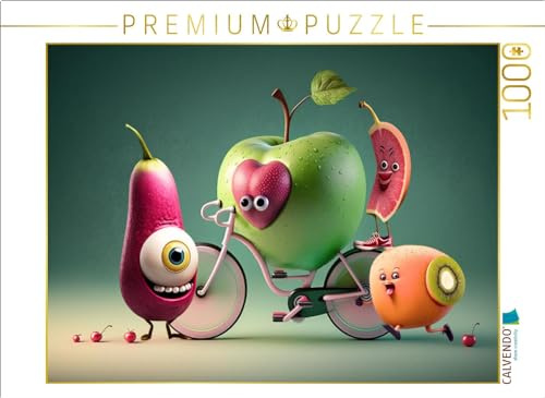 CALVENDO Puzzle Vier fruchtige Freunde | 1000 Teile Lege-Größe 64 x 48 cm Foto-Puzzle für glückliche Stunden