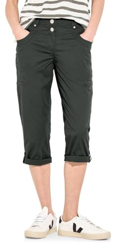 Cecil Damen B377578 3/4 Papertouch Hose, Strong Khaki, 29W x 22L