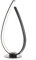 casa NOVA LED-Tischlampe - H 37 cm - Schwarz - Weiß - Metall - Kunststoff