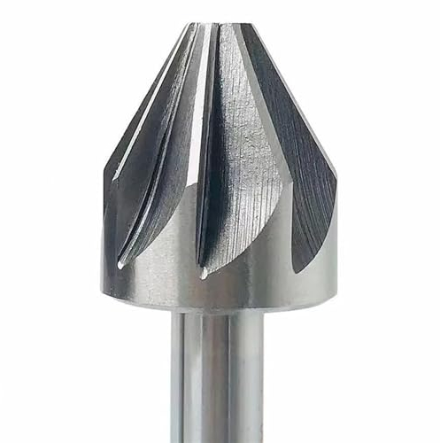 1 stücke HSS Senker Bohrer 6-50mm Durchmesser 60 Grad Fase Senker Bohrer 6/8 Flöte Fase Fräser Ende mühle Metall Anfasen Bohrer Loch Cutter(Size:35mm(60 degrees))