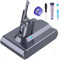 Batterie Dyson V7 SV11, FLYLINKTECH 6000mAh Batterie pour Dyson V7 SV11 Motorhead Animal Mattress Fluffy Trigger Car+Boat Absolute Aspirateur avec 2 Filtres de Remplacement