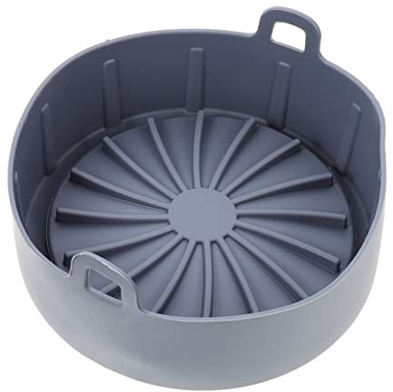Friteuse Silikonmatte Mini-Tablett Ofeneinlagen für den Boden des Ofens Toaster silikonmatte für heißluftfritteuse Silikonmatte für Air Fryer Ofenauskleidung Blech Kieselgel Grey Cabilock