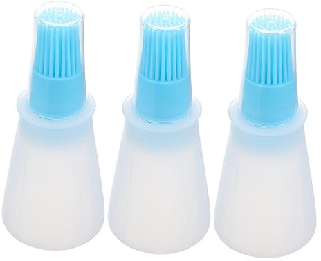 Ciieeo 3pcs Silicone Oil Bottle Brush Pastry Brush for Bread Butter Bbq Bbq Oil Heat Resistant Clean Easy to Use