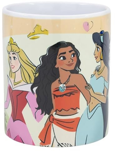 Princess Iconic TV Cartoon Characters Coffee Cups Ceramic Mug 11oz in Gift Box Christmas, Birthday, Perfect (Princess)