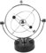 VICASKY Desktop-Perpetuum-Motion-Dekoration Office Decoration Physics Toys Schwerkraftspiel Physik Bewegungsinstrument Desktop-Himmelsinstrument drehbare Wippe Silver