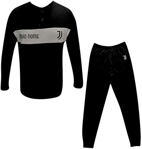 JUVE Pigiama Juventus Ufficiale Adulto Bambino Personalizzabile