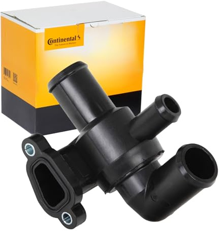 Continental 28.0200-4221.2 Thermostat Kühlmittel Kühlwasserthermostat mit Dichtung mit Sensor 91°C Kompatibel mit SMART CITY-COUPE 450 1602000315 0003179V009000000 0003179V010000000