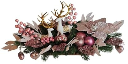 Weihnachtsgesteck + Adventdekoration Kamingesteck, Chrismes, Weihnachtsdeko Weihnachtsblumen Tischdekor, Tischgesteck, Winterdekor,Advent immer frisch