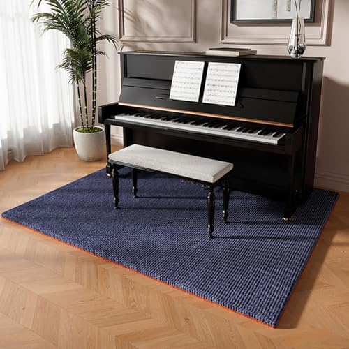 Koncey Schallschutzmatte für Klavier, Schalldämmender Teppich, Schallschutz Teppich rutschfest Matte für Studio, Musikzimmer, Büro Wohnzimmer, DIY-zuschneidbar(Blau,60 x 120 cm)