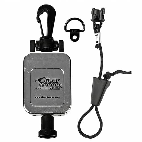 GEARKEEPER Hammerhead Industries RT24712 Gearkeeper(r) Standard Retractable Cb Mickeeper(r) W/snap Clip - Chrome Finish