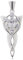 Herr der Ringe Schmuck by Schumann Design Arwens Abendstern gross 925 Sterling Silber 3100-001