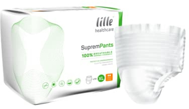 Lille SupremPants Incontinence Pads, Fast Absorbing Disposable Briefs for Men and Women, Maxi, Heavy Absorption, Size XL, Pack of 14
