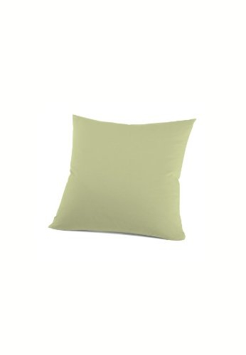 schlafgut 036-286 Mako Jersey Kissenbezug / 80 x 80 cm, lind