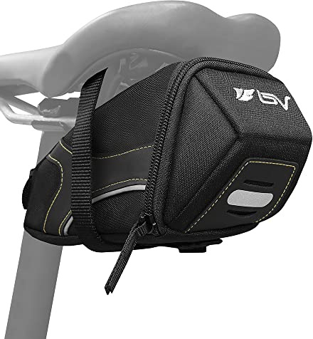 BV Fahrrad-Satteltasche, umschnall Satteltasche, Fahrradtasche, Bicycle Y-Series Strap-On Saddle Bag, Seat Pak Pouch, M