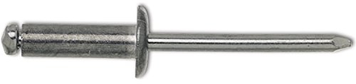 Gesipa Blindniete Alu/Stahl Grosskopf 5 x 10 K 14 mm, 250 Stück, (1454121) Blindniettechnik, Grau