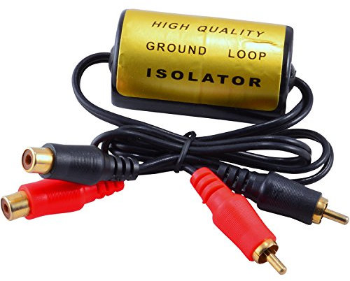 JacobsParts AFILTER-B 2-Channel RCA Stereo Ground Loop Isolator