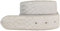 Brazil Lederwaren Wechselgürtel mit Pythonprägung ohne Schnalle 4 cm | Druckknopf-Gürtel für Damen Herren 40mm Schlangen-Optik | Hellgrau 110cm