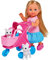 Simba 105733348 - Evi Love Cat Buggy, mit Zwei Katzen im Katzenbuggy, herausnehmbare Tasche, Zubehör, Ankleidepuppe, 12cm, für Kinder ab 3 Jahren