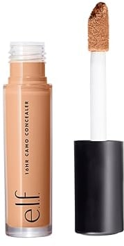 e.l.f. 16HR Camo Concealer, Hoch Pigmentiert, Mit Intensiver Deckkraft, Mattes Finish, Vegan & Tierversuchsfrei, Medium Beige, 6 ml