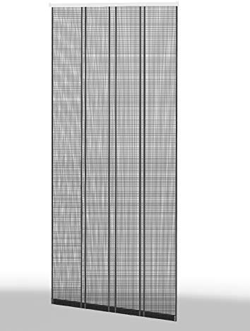 Rideau à lamelles à lamellesComfort - 4 pièces - 100 x 220 cm - Blanc - Lamelles blanc