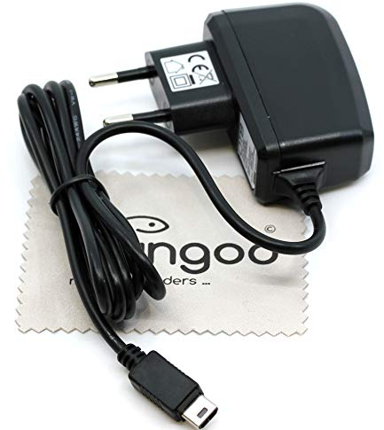 Ladegerät passend für Nintendo DS Lite Ladekabel Kabel Netzladegerät OTB mit mungoo Displayputztuch