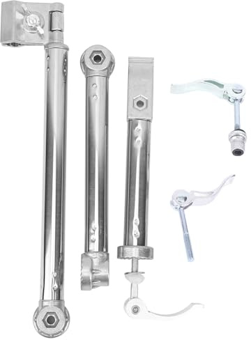 Shipenophy Regenschirmhalterung für Fahrradrahmen, verstellbar, einziehbar, langlebig, Schirmhalterung für Fahrrad