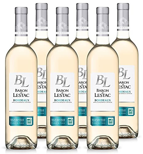 Baron de Lestac - AOP Bordeaux - Vin Blanc - Terra Vitis - Lot de 6 bouteilles x 75cl