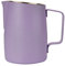 Dianoo Milk Frothing Pitcher With Handle, 600ml Stainless Steel Steaming Pitcher, Espresso Milk Frother Cup For Coffee Cappuccino Latte Art, Purple