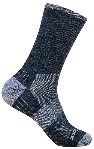 Wrightsock Merino Escape Crew Größe 37,5-41 (M) grey smoke