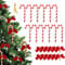 36 Stück Weihnachtsbaumschmuck Zuckerstangen Weihnachtsbaum deko Anhänger,Candy Cane Christmas Decorations,zuckerstangen deko,Zuckerstangen Hängen Weihnachtsbaumschmuck,für weihnachtsdekoration