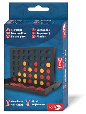 Noris 606102061 Gioco classico – Serie 4 – Il popolare classico in formato viaggio, per 2 giocatori dai 4 anni in su