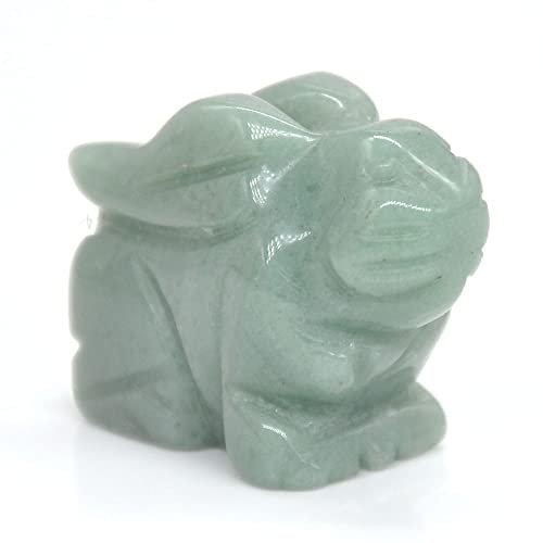 FORLUZ 1,5 Katze Elefant Schildkröte Kaninchen Eule Fisch Bär Hund Pferd Wolf Schlange Statue Naturkristall Tier Stein Schnitzerei Steine