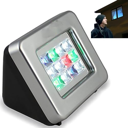 Amhuui Fake-TV-Simulator, Fake-TV/TV-Simulator, Diebstahlabschreckung Home Security Timer, Eingebauter Lichtquellensensor/Auto Power On, Für Den Einsatz, Wenn Niemand Zu Hause