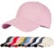 Enwokran Baseballkappe Herren Basecap Damen, Unisex Klassische Sonnenschutz Baumwolle Verstellbar Sport Mütze Atmungsaktiv für Sport Wandern Ausflug (Rosa)