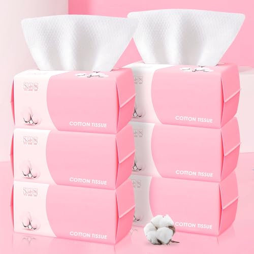 Gesichtsreinigungstücher, 600 Stück Trockentücher Aus Reiner Baumwolle, Geeignet Für Empfindliche Haut, Babytücher, Abschminktücher, Einweg-gesichtstücher